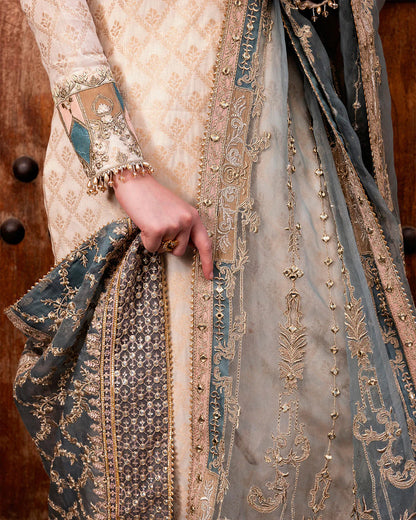 Faiza Saqlain | Embellished Karandi Festive Wear