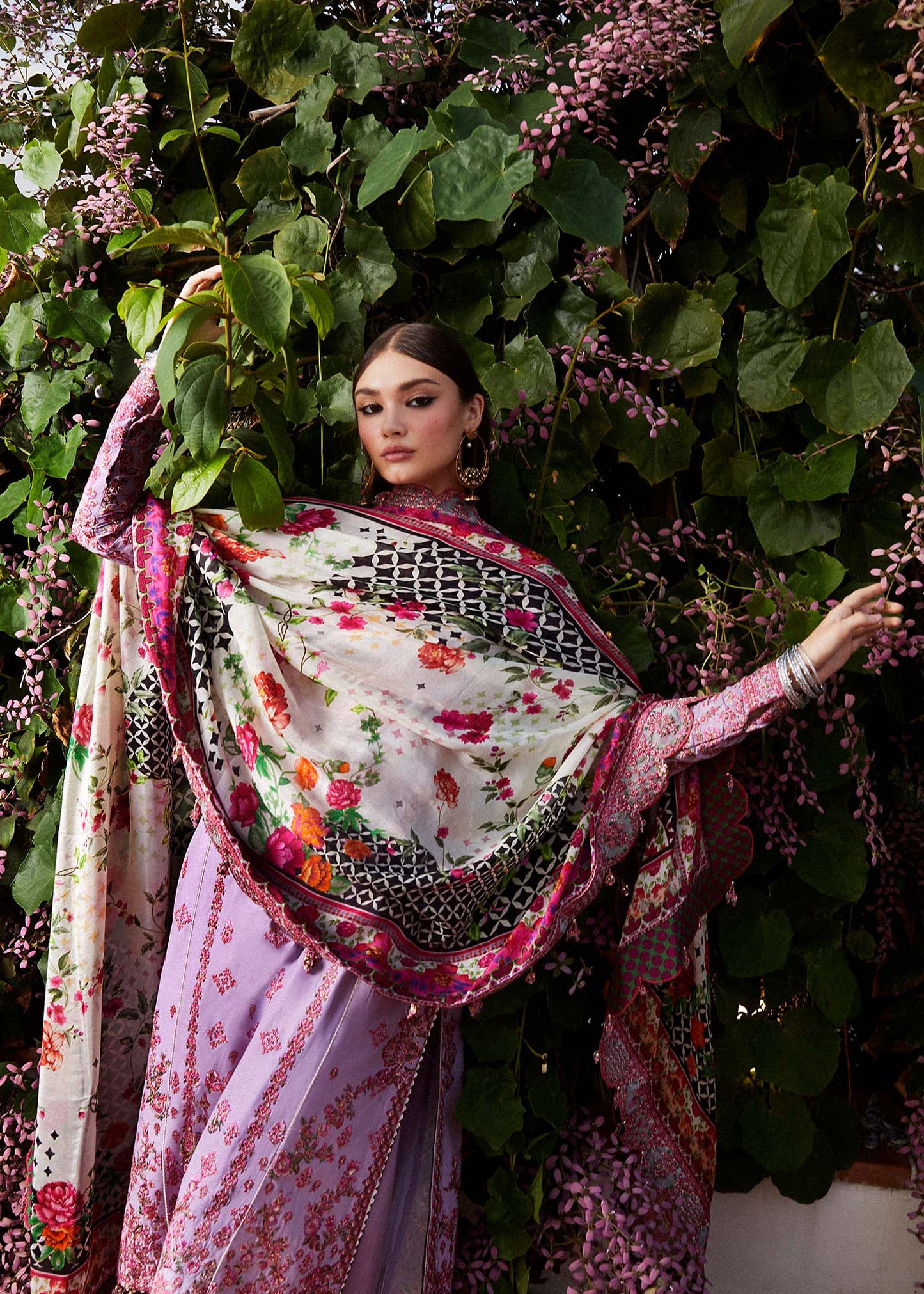 Hussain Rehar | Embroidered Lawn Suit
