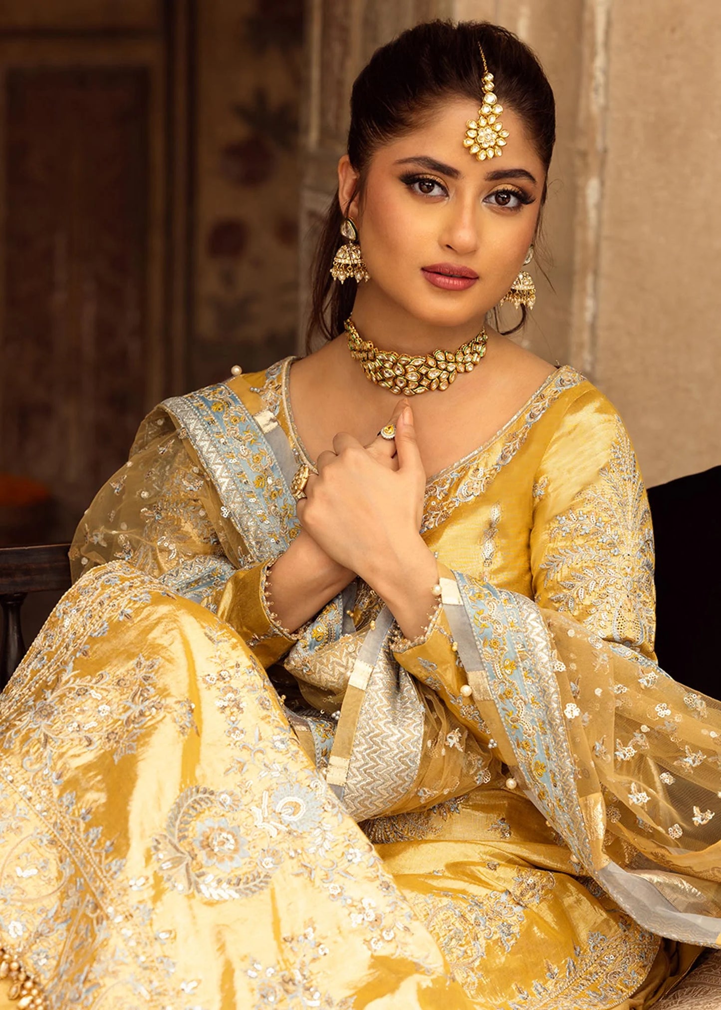 Faiza Saqlain | Festive Wear Embroidered Gharara