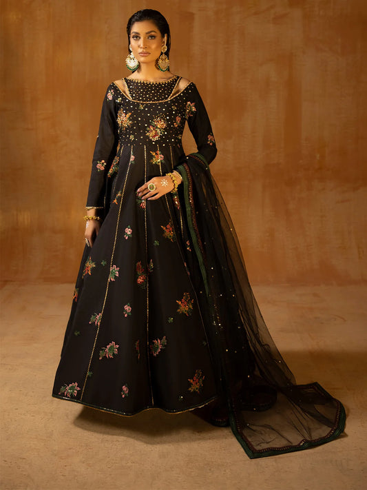 Tara | Festive Wear Silk Pishwas Dress