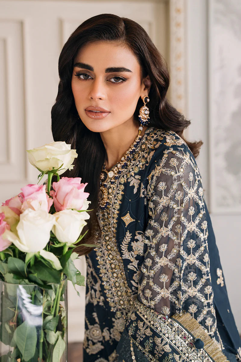 BAROQUE | Embroidered Chiffon Suit