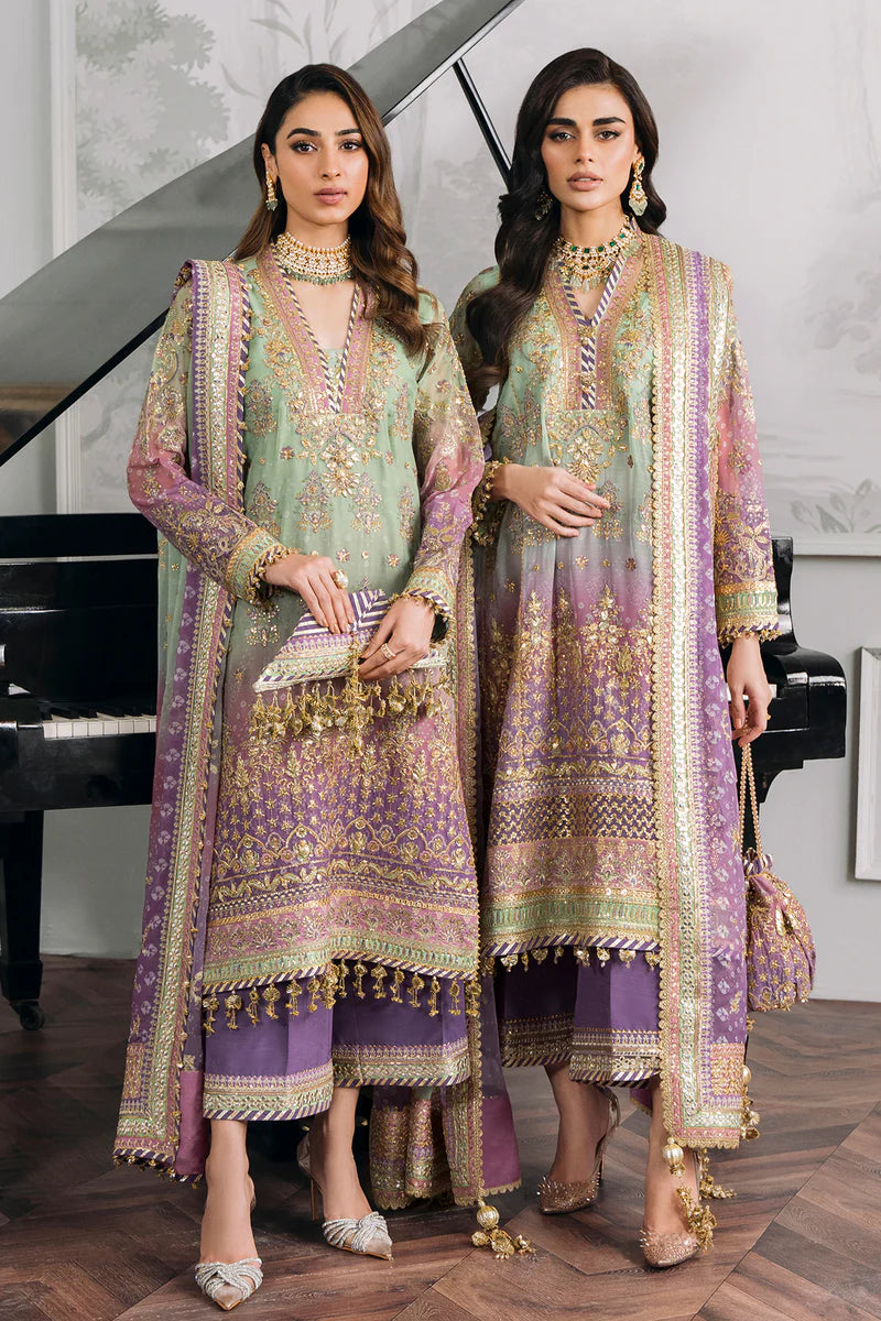 BAROQUE | Embroidered Chiffon Suit