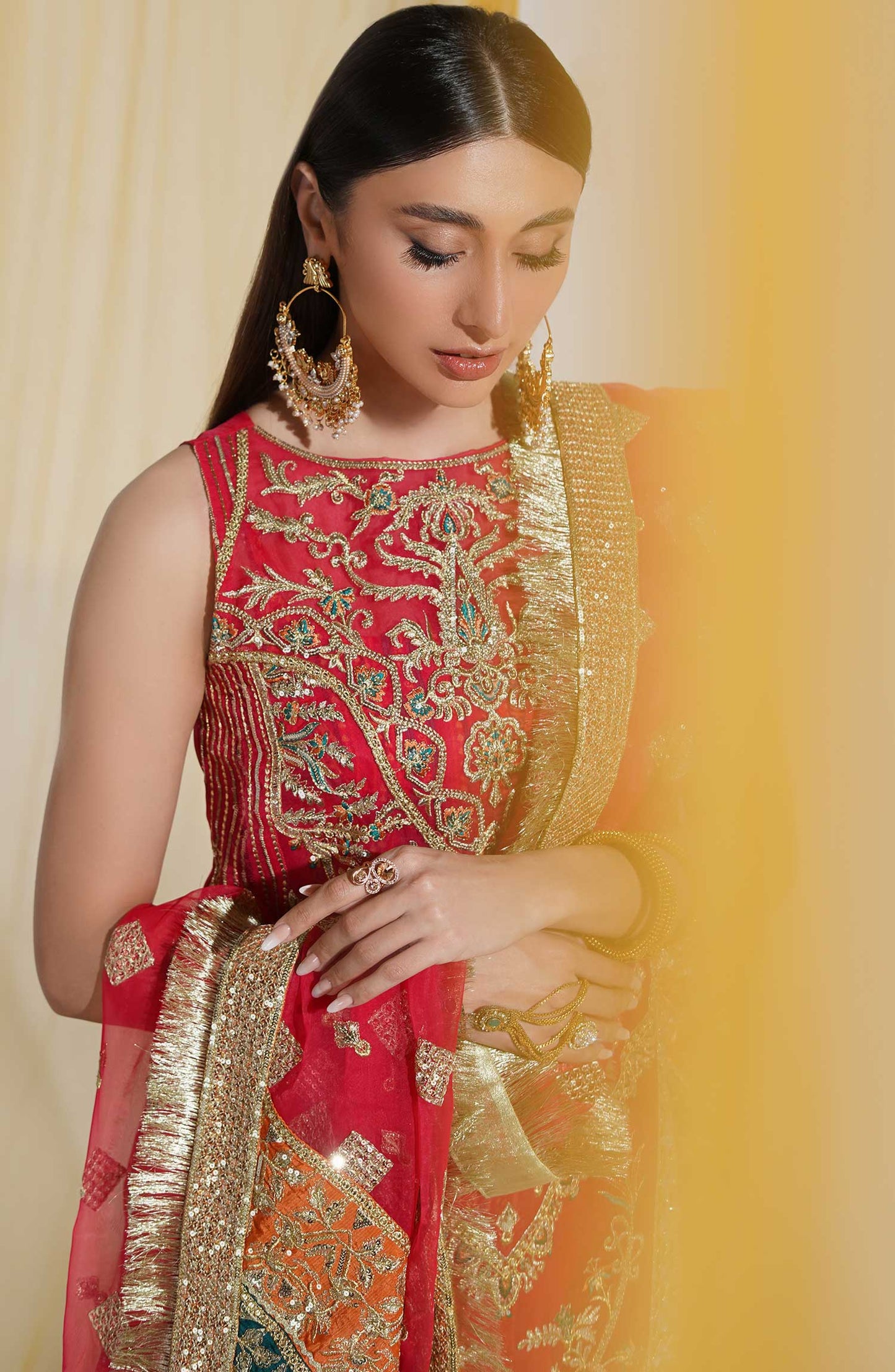 Paras | Embroidered Festive Wear Dress