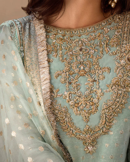 Faiza Saqlain | Embellished Karandi Shirt Festive Wear
