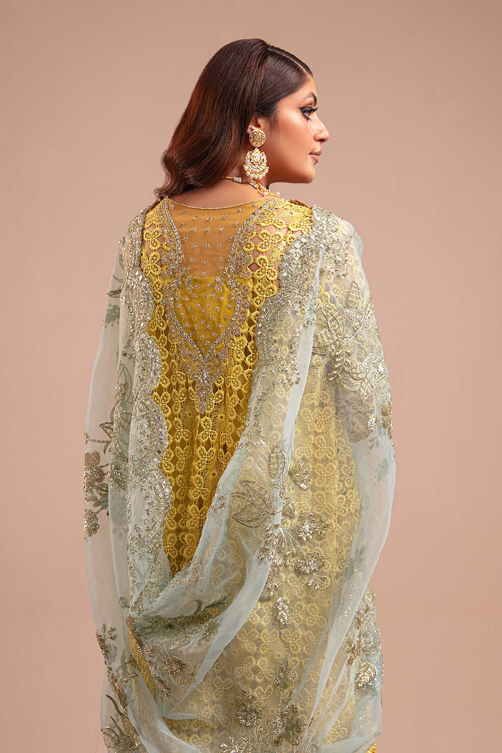 Sona | Festive Embellished Silk Jacket Lehenga