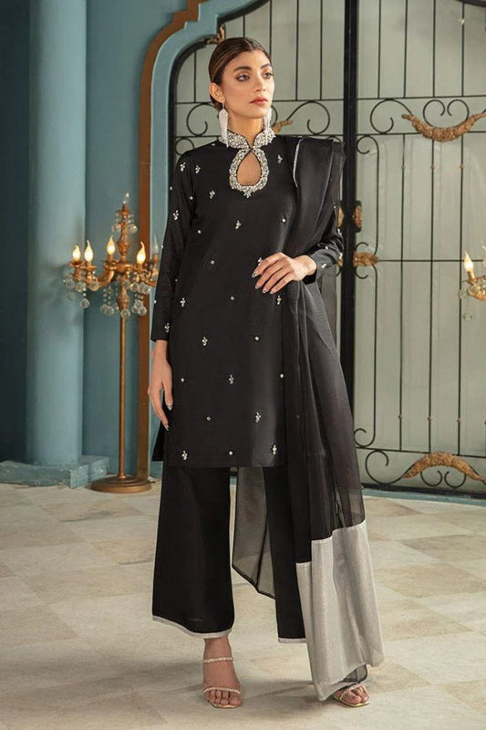 Grace | Katan Silk Embellished Suit