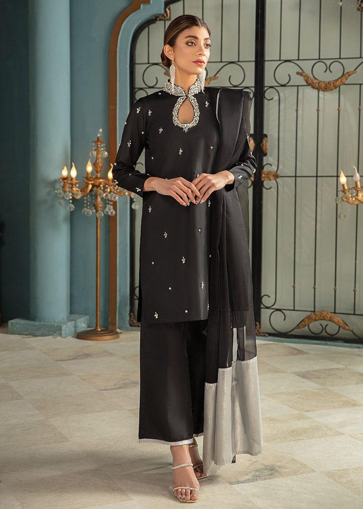 Grace | Katan Silk Embellished Suit