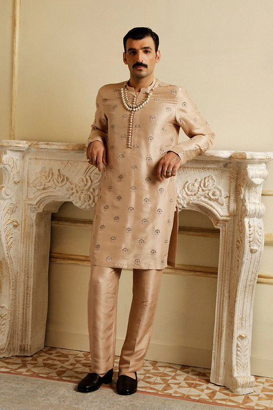 Luxury Raw Silk Embellished Kurta Pajama
