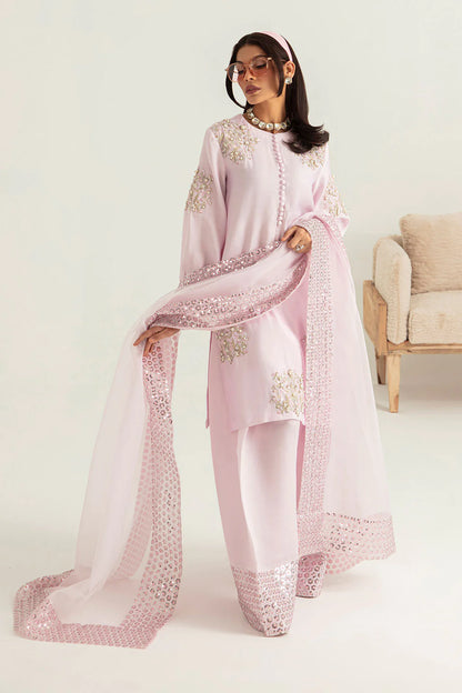 Ciara | Festive Embellished Georgette Silk Suit