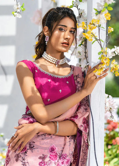 Cherry Blossom | Festive Wear Embellished Floral Saree